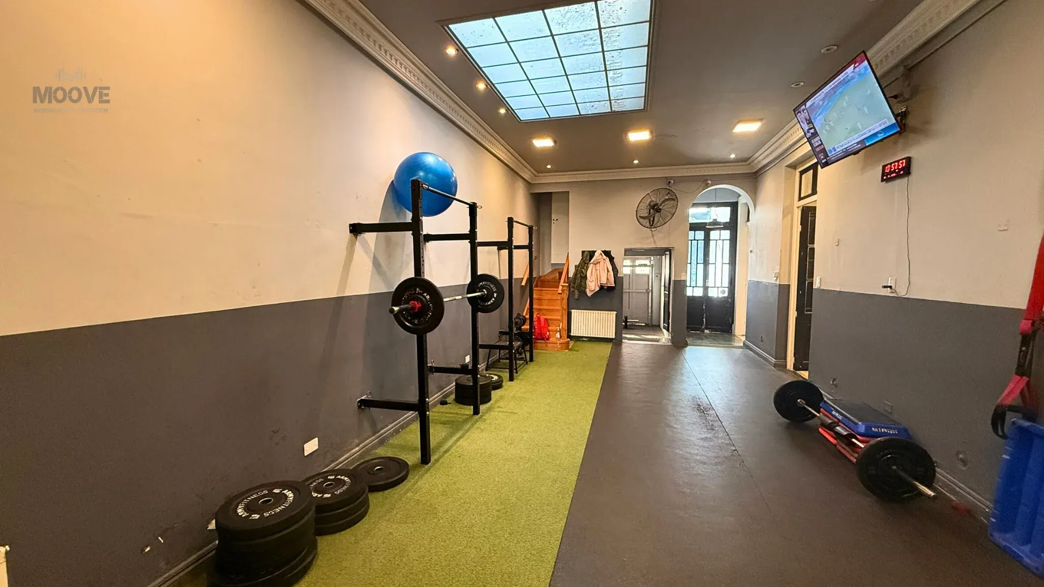 Dumbbell rack detail